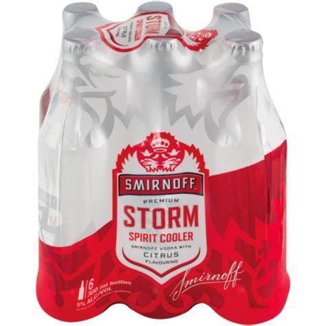 SMIRNOFF STORM 6 PACK NRB