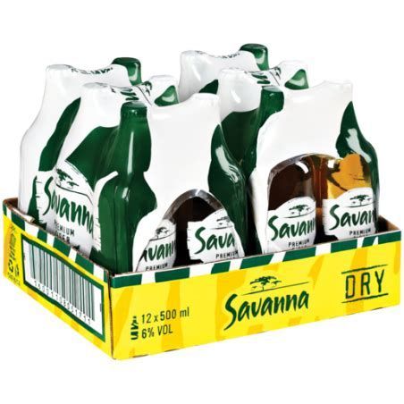 SAVANNA DRY 500ML CASE