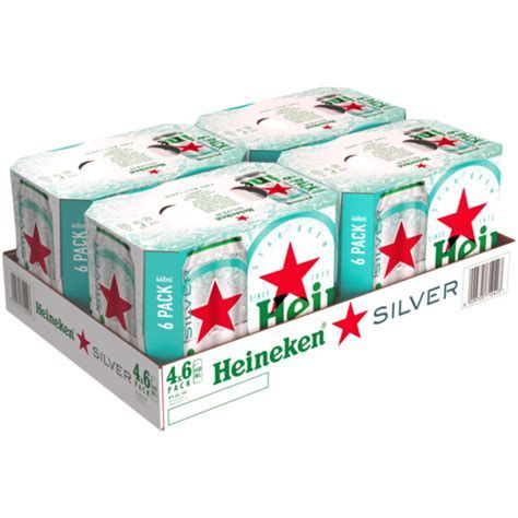 HEINEKEN SILVER 440ML CAN CASE