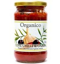 Organico Olive Chilli & Garlic Pasta Sauce 360gm 30/06/24