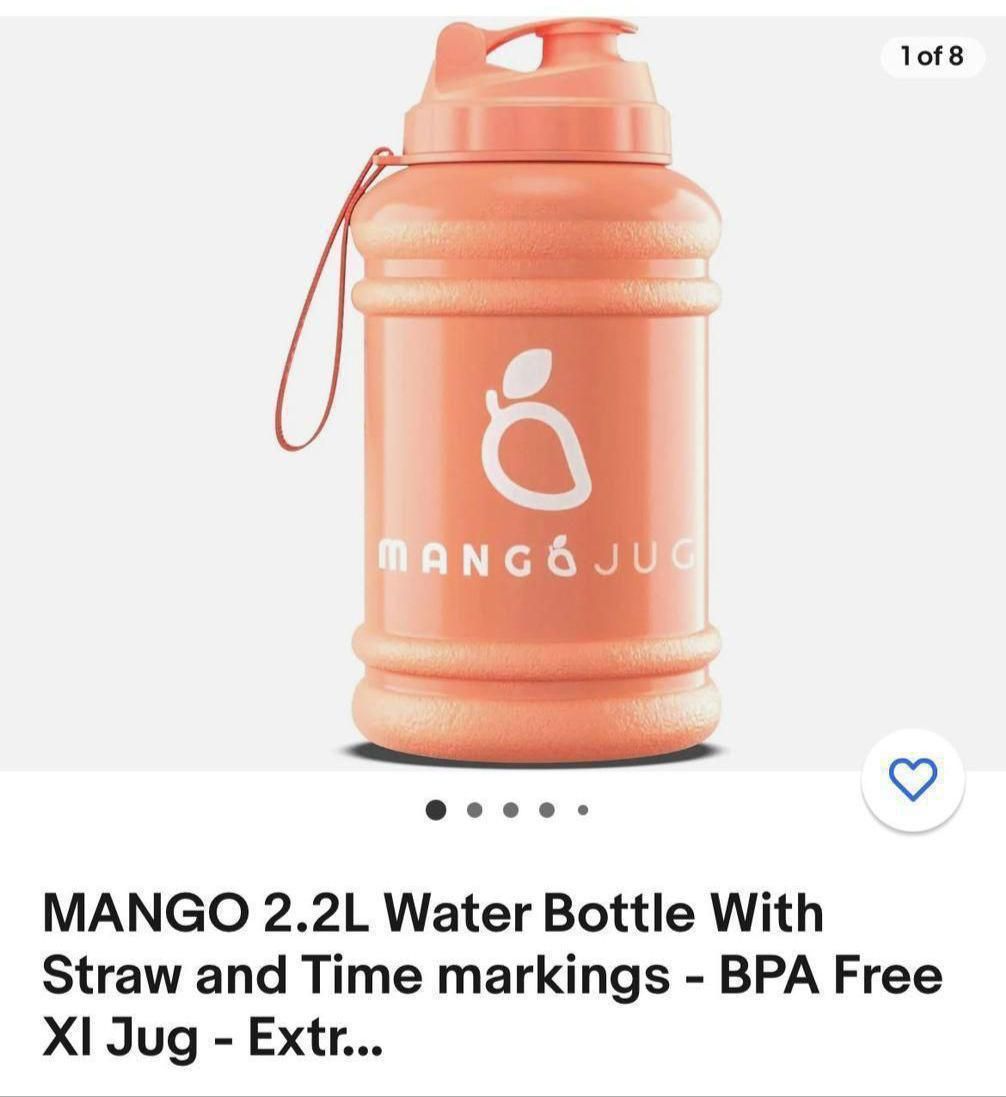⭐️SPECIAL OFFER⭐️    Mango jug water bottle assorted colours 