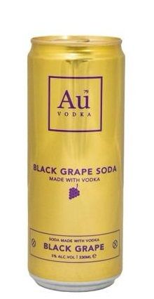 Au Vodka 330ml (2 variants)  •Black Grape •Blue Rasberry  Case of 12