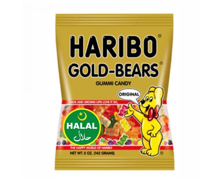 Haribo gold bears 100g 24 per case  Halal  Dated at least 09/2024 