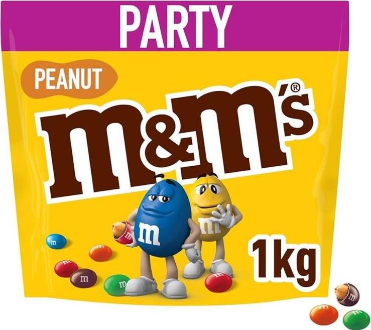 M&M’s Peanut 1kg 7 per case  Dated 02/06/2024