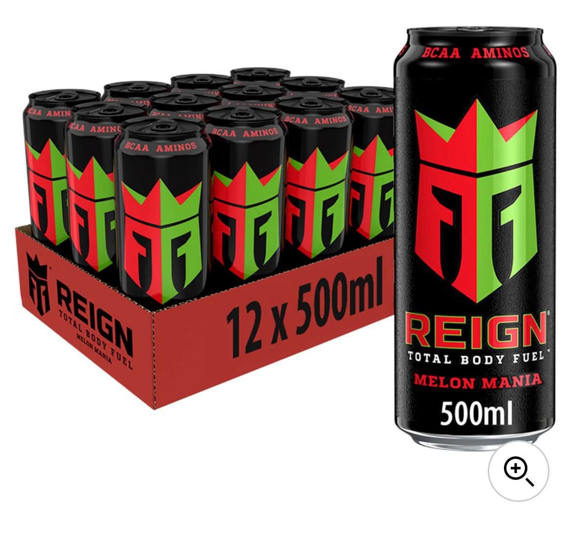 Reign melon mania 12x500ml  BBE 03/25 12 cans 