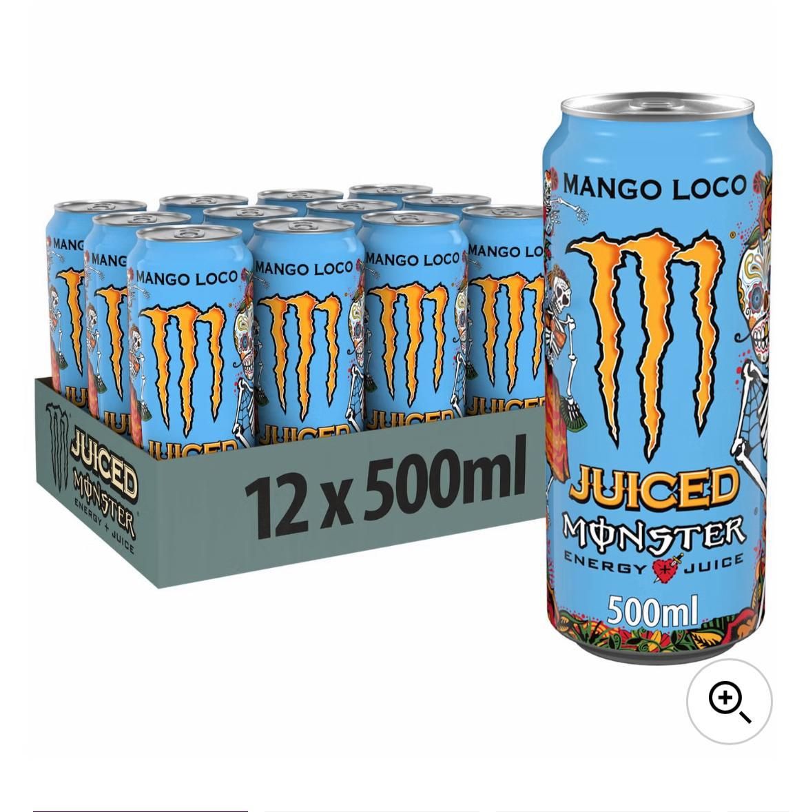 Monster Mango Loco 500ML 12 cans 