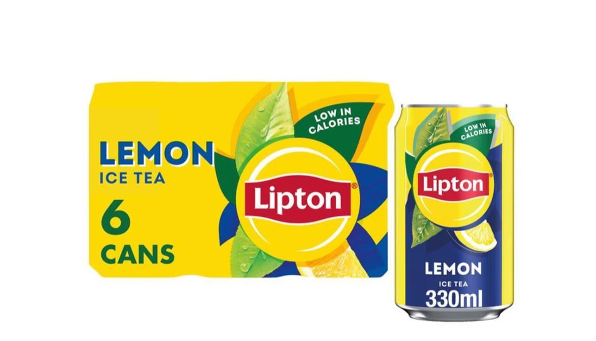 Lipton ice tea lemon  4 packs of 6 (24 cans) x330ml BBE 30/04/24