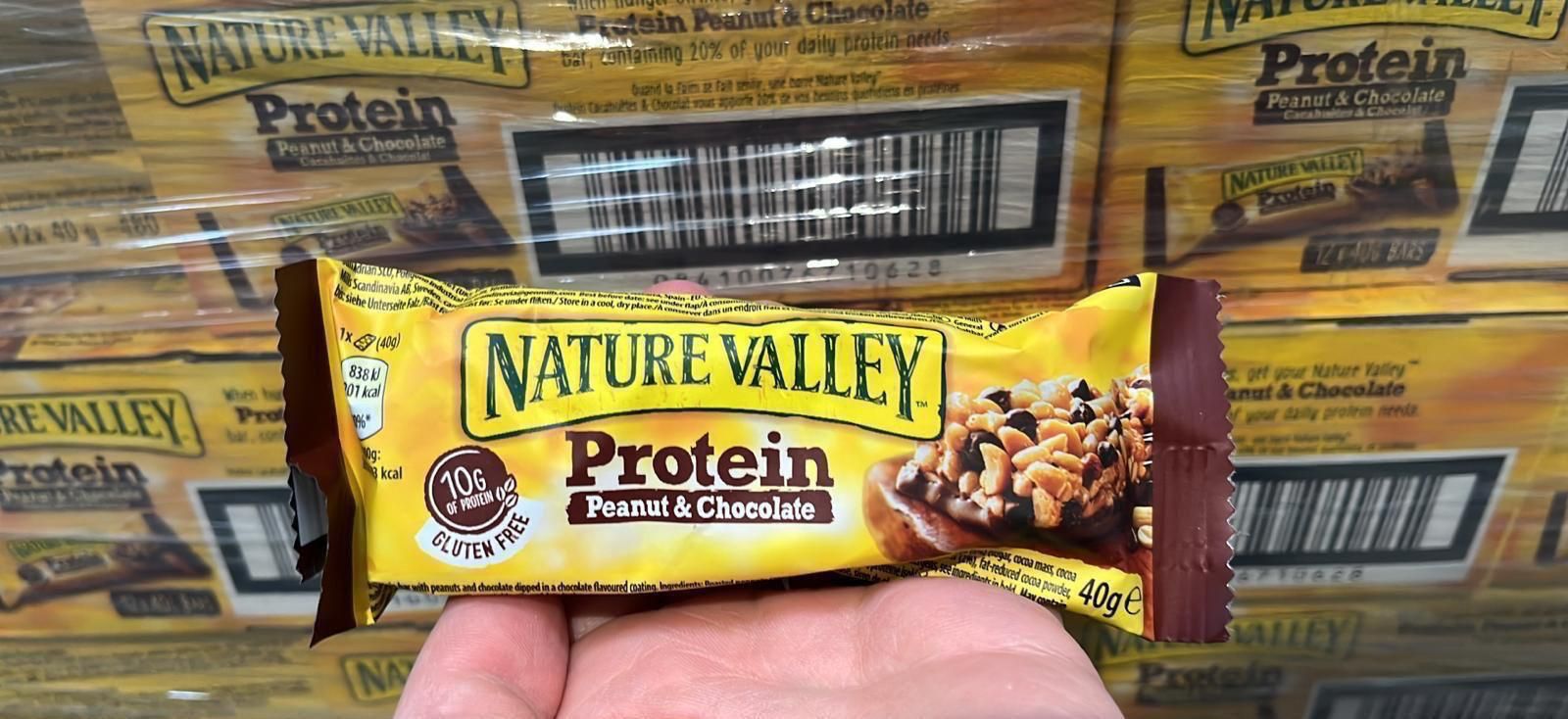 ⭐️REDUCED PRICE⭐️ Nature valley protein peanut butter & choco 12x40g  BBE 05/24 