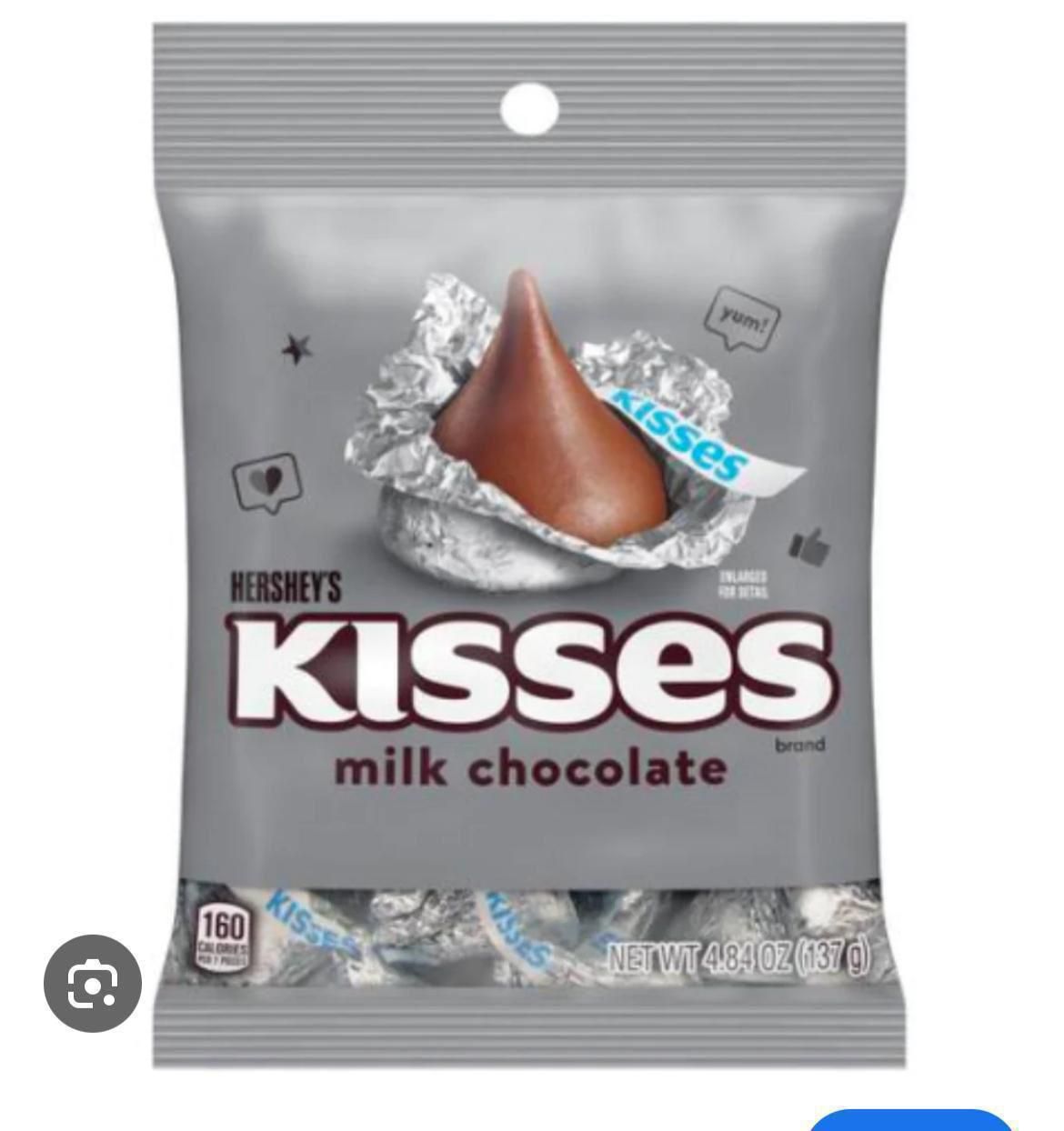 Hersheys kisses 12x137g  BBE 31/05/24 