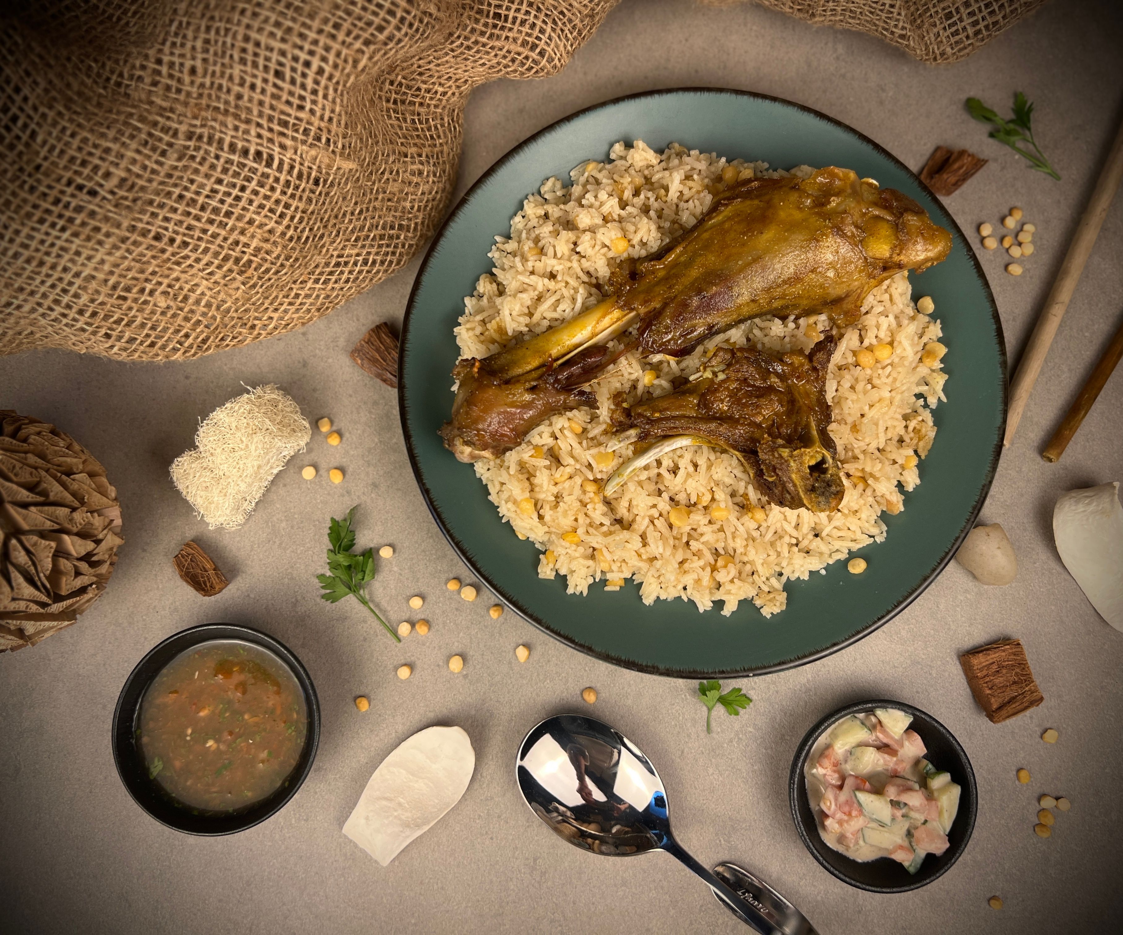 أرز بحمص أيام زمان - Chickpeas Rice Ayam Zaman