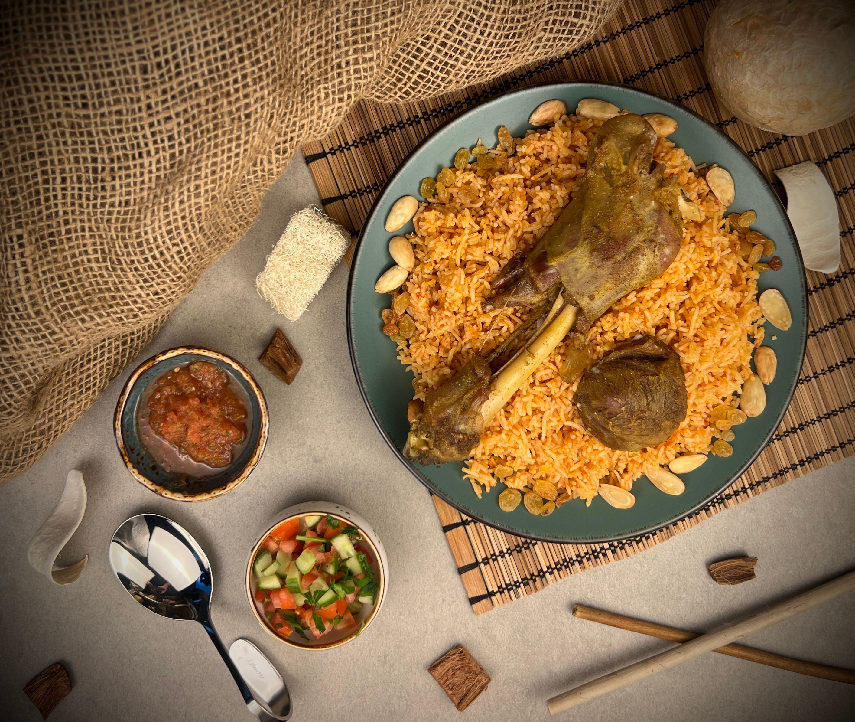 أرز كبسة المركاز الحجازي باللحم - Almirkaz Alhijazi Kabsa Rice with Meat