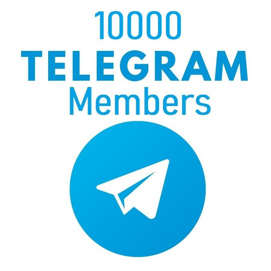 1000 Telegram members (channels & group)