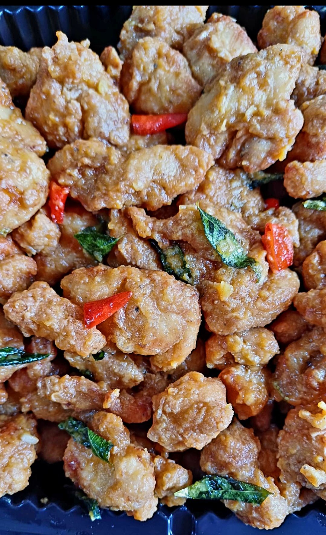 Salted Egg Chicken bites Tray