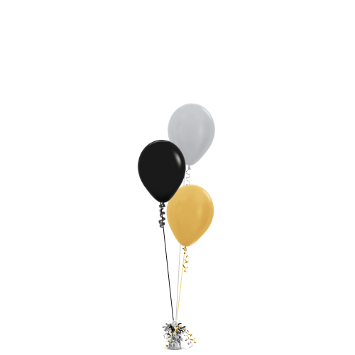 Cascading Helium-Filled Cluster of any 3 x 12 Inch Latex Balloons