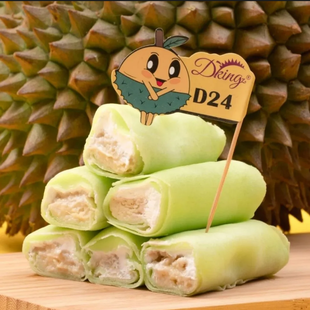 Durian Crepe Rolls