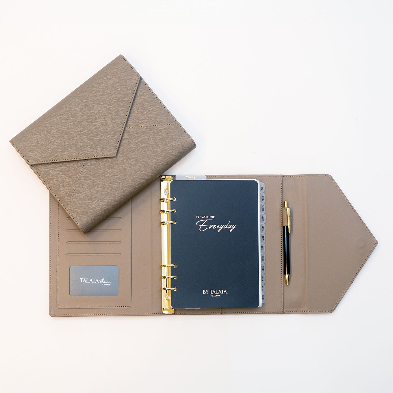 ELEVATE - Wellness & Productivity Journal | Planner - Taupe