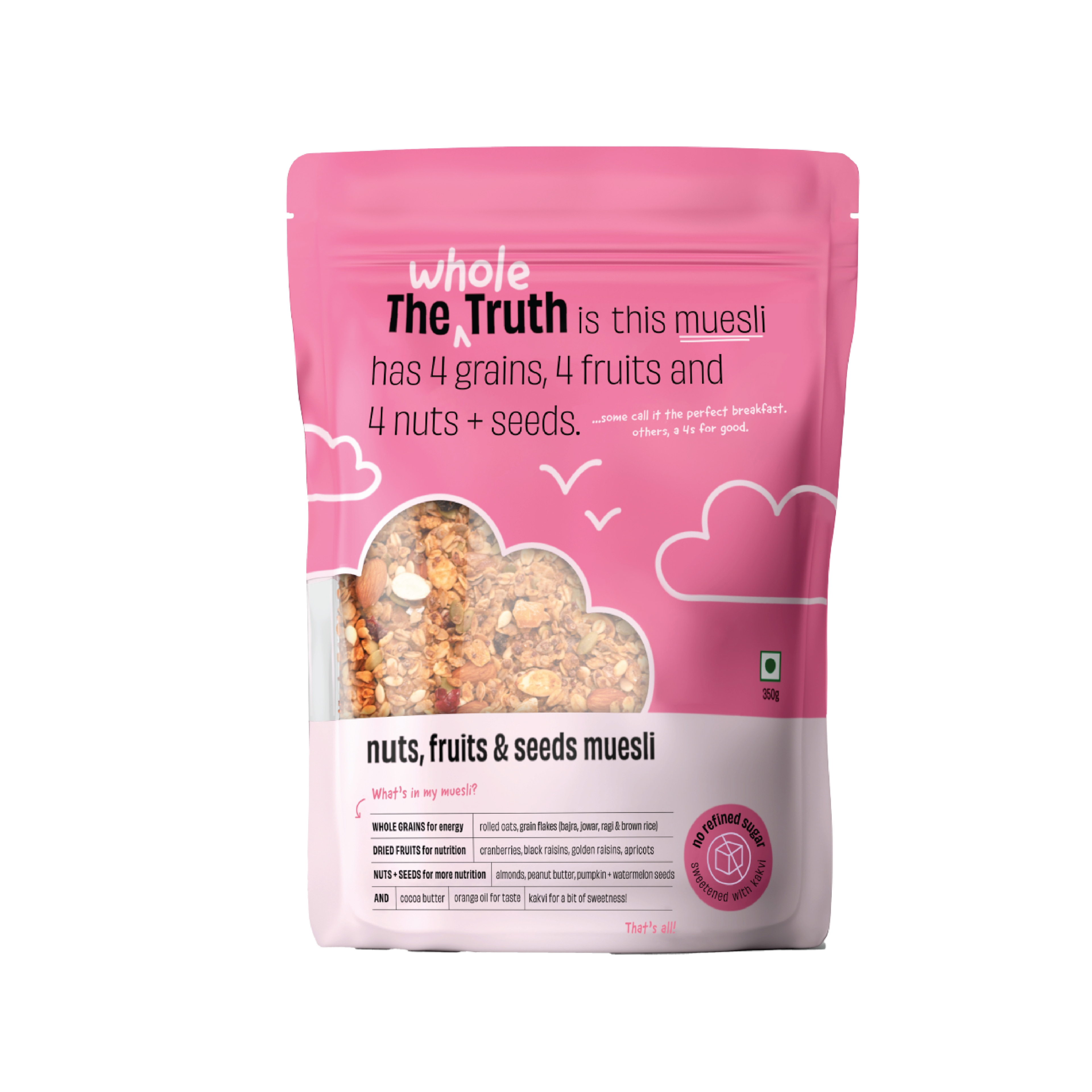 The Whole Truth - Nuts, Fruit n Seeds Muesli 350g