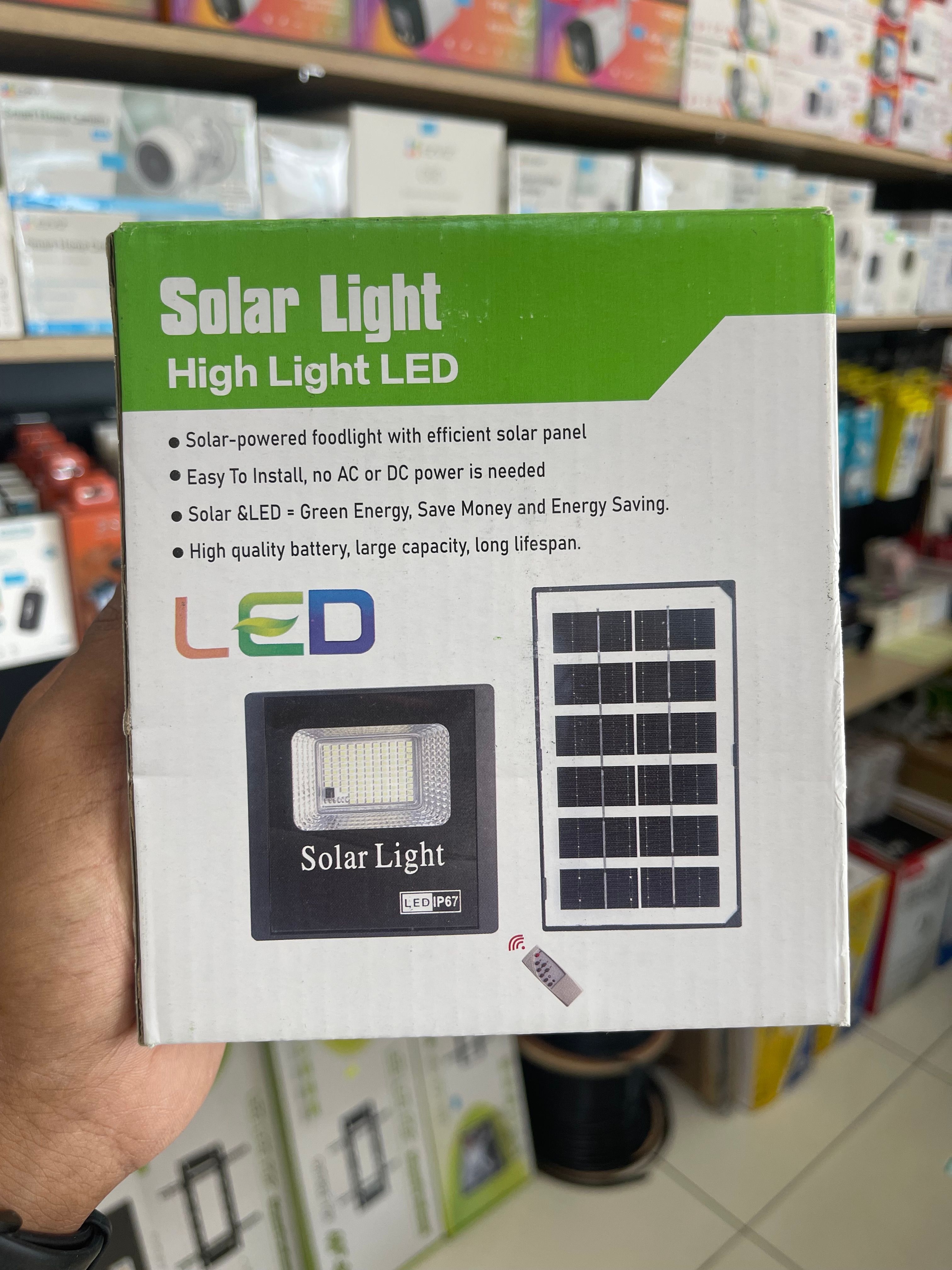 Solar flood lights