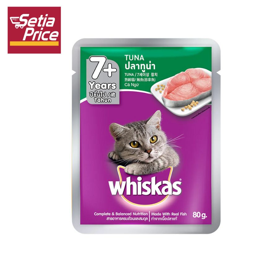 WHISKAS FRESH TUNA 80G