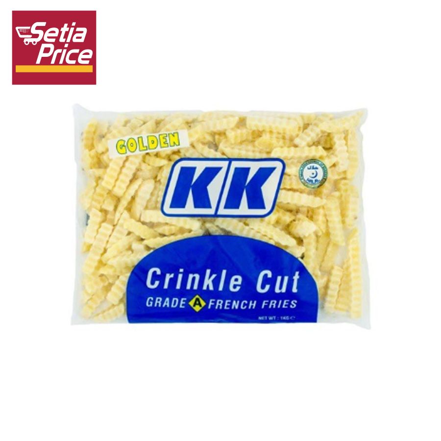 GOLDEN KK FRENCH FRIES CRINKLE CUT 1KG