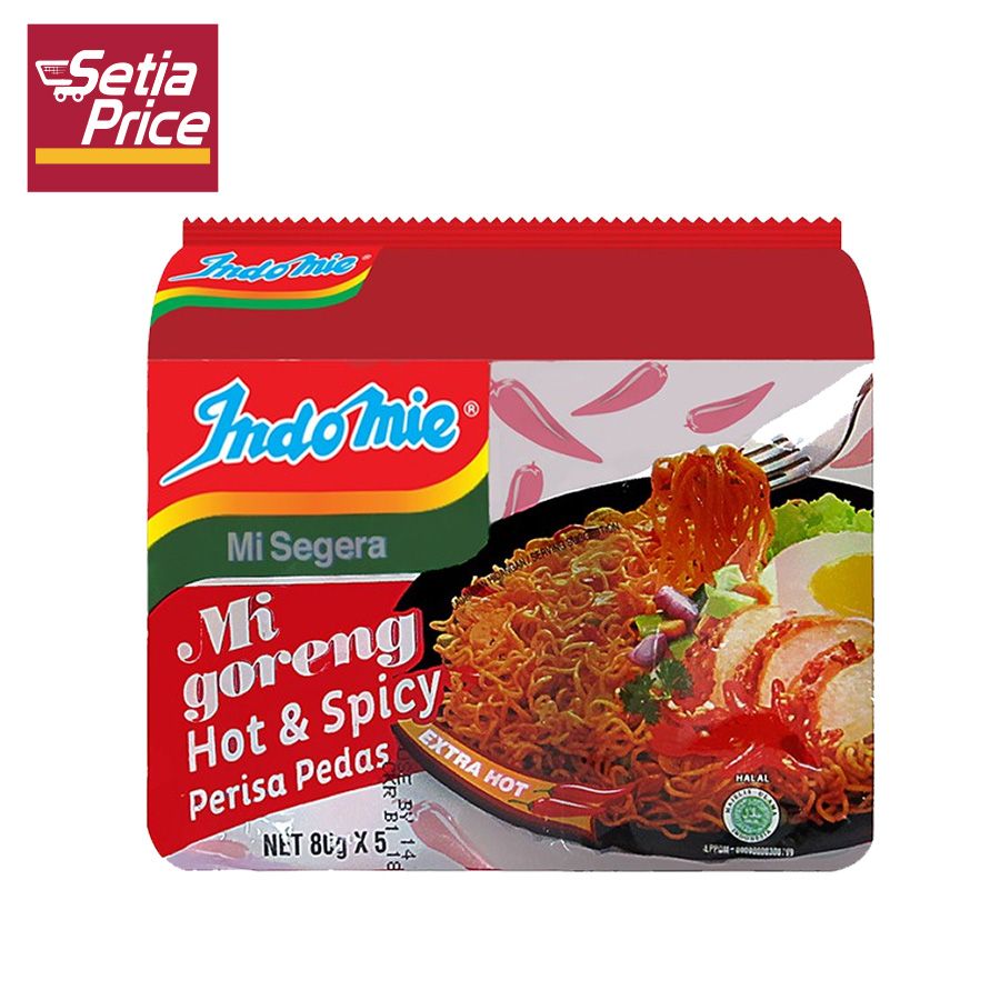 INDOMIE MI GORENG HOT & SPICY 5X85G