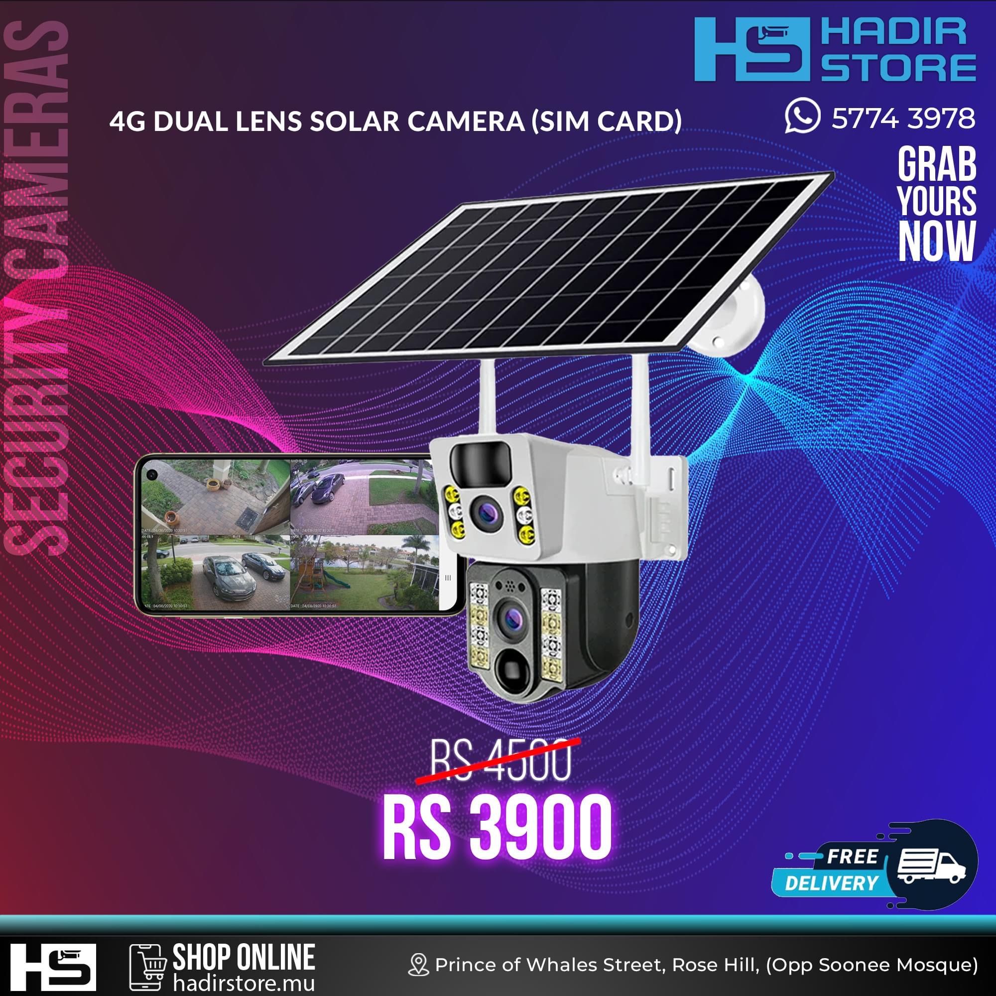 Solar 4G camera