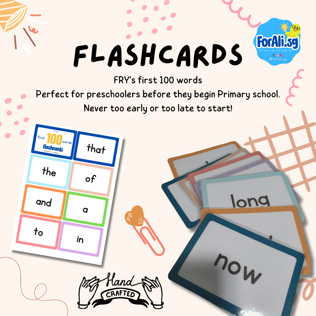 FRY's first 100 sight words Flashcards