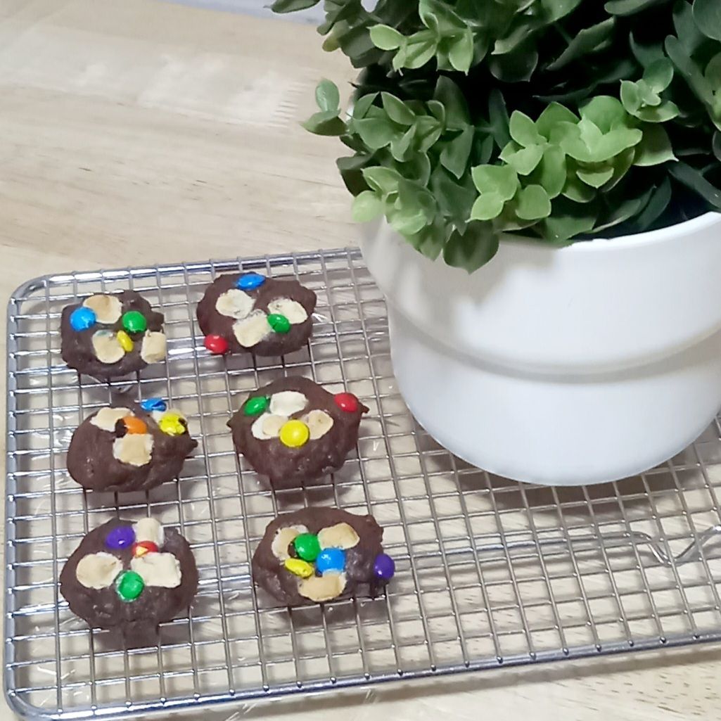 Smores Chocolate Candy Cookies