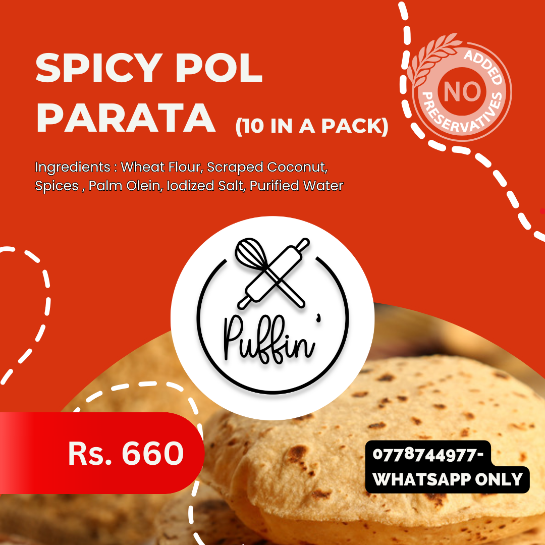 Spicy Pol Parata (10 in a pack) 