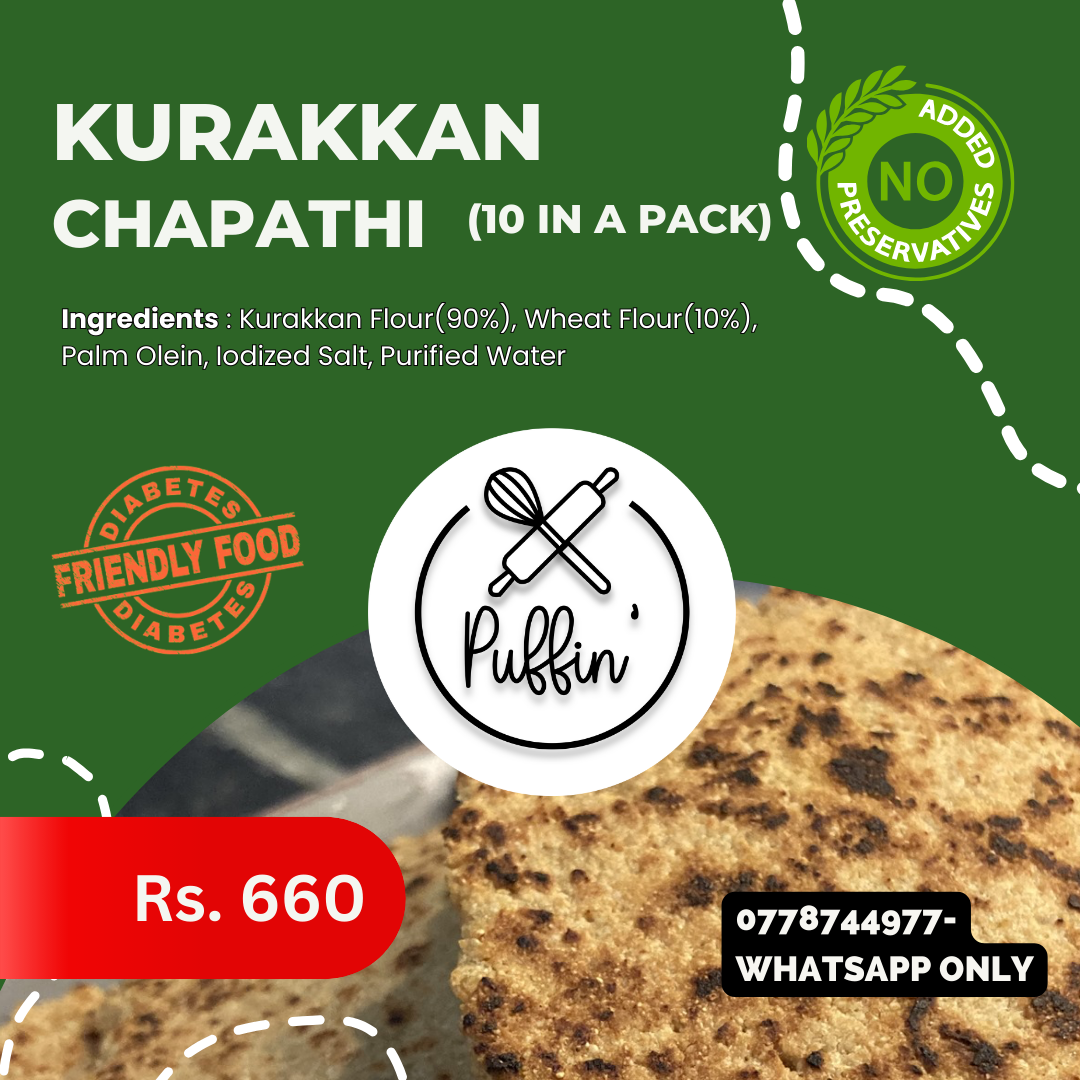 Kurakkan Chapathi (10 in a pack)  