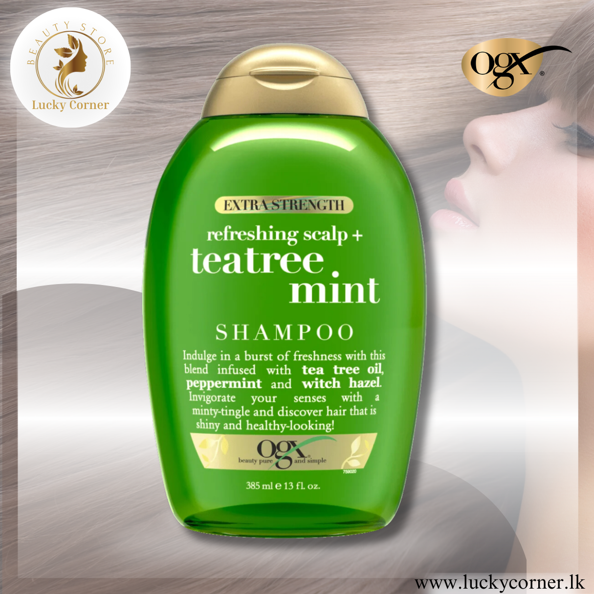 OGX Refreshing Scalp + Teatree Mint Shampoo