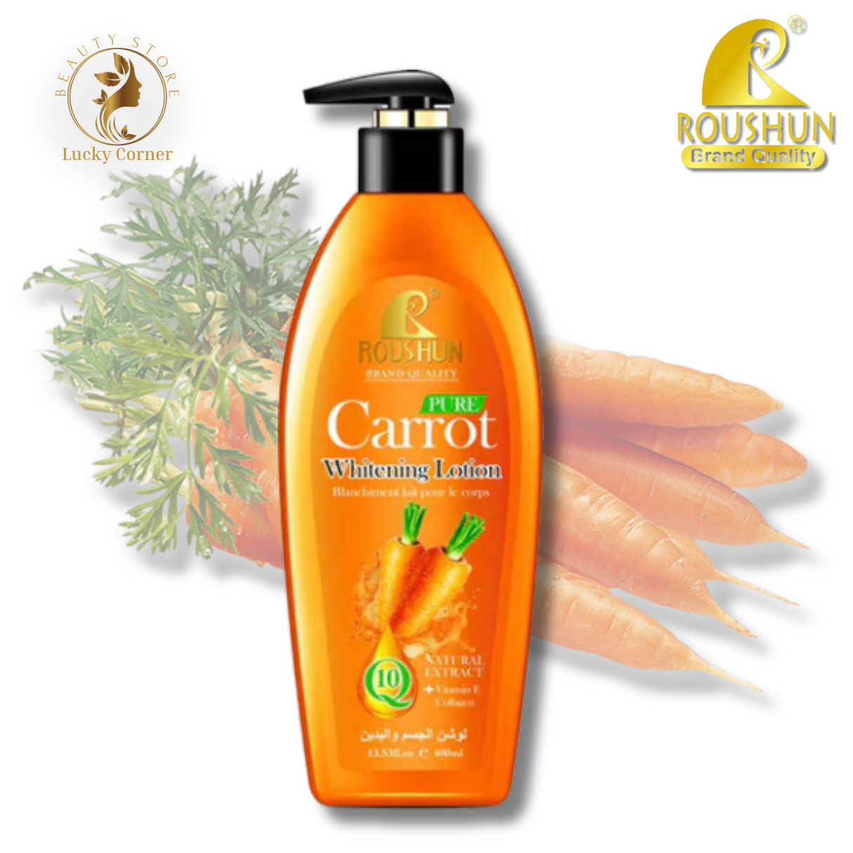 Roushun - Carrot Whitening Lotion - 400ml