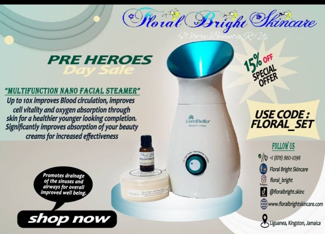 FloralBright Skincare PRE HEROES Day Sale_2