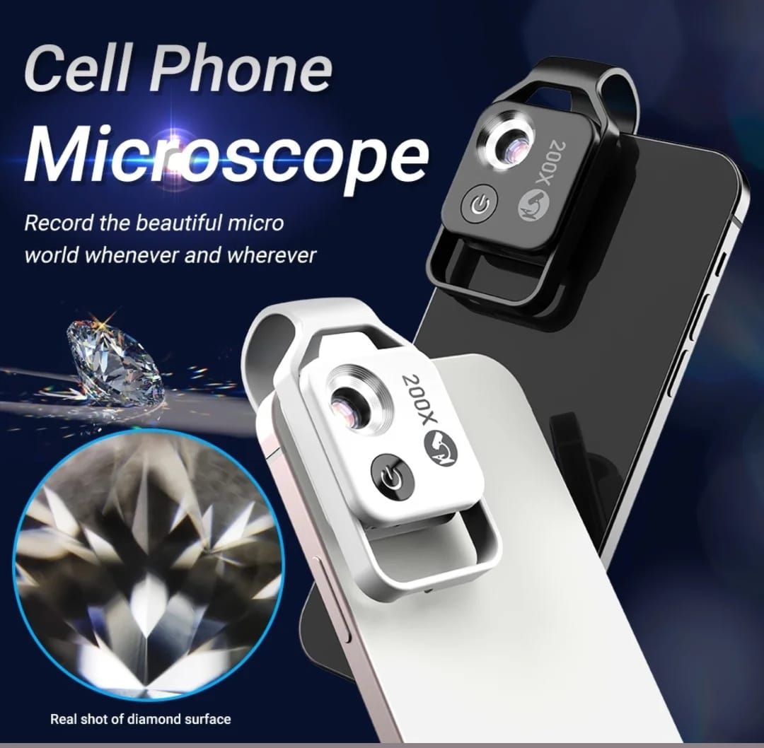 X 200 Phone Camera Microscope Lens _0