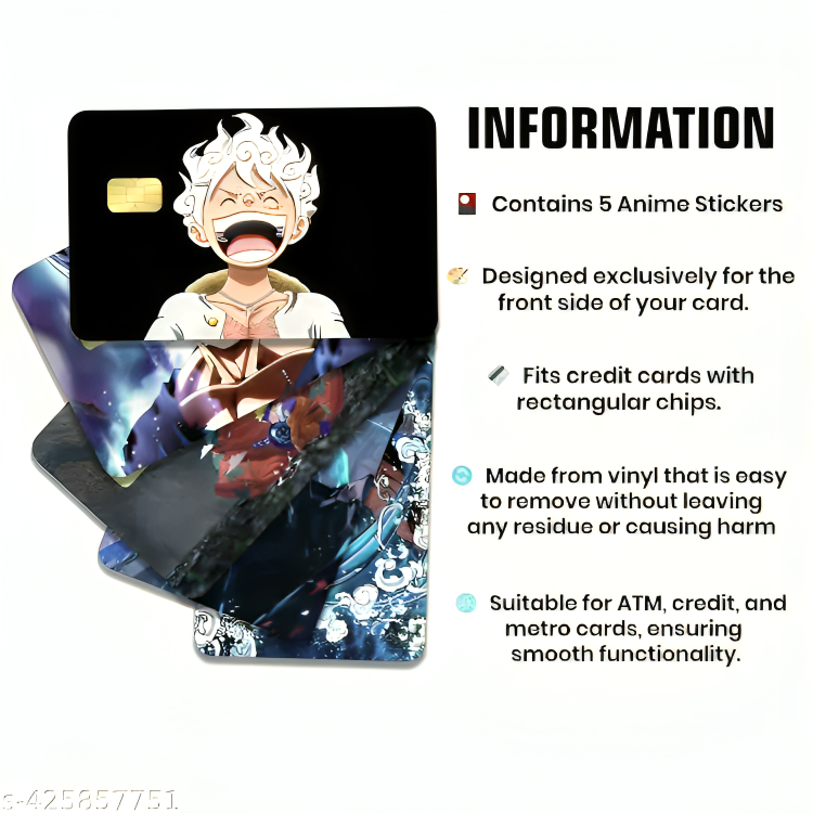 Anime Skin's For ATM/DEBIT Cards ( Pack of 5 )_1