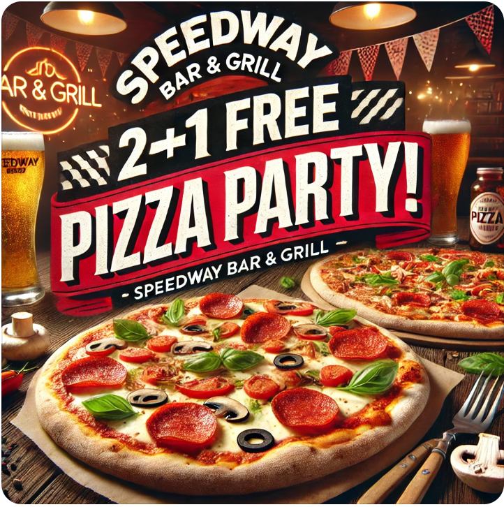 🔥 SPEEDWAY PIZZA PARTY – LIMITED-TIME DEAL! 🍕🔥_0