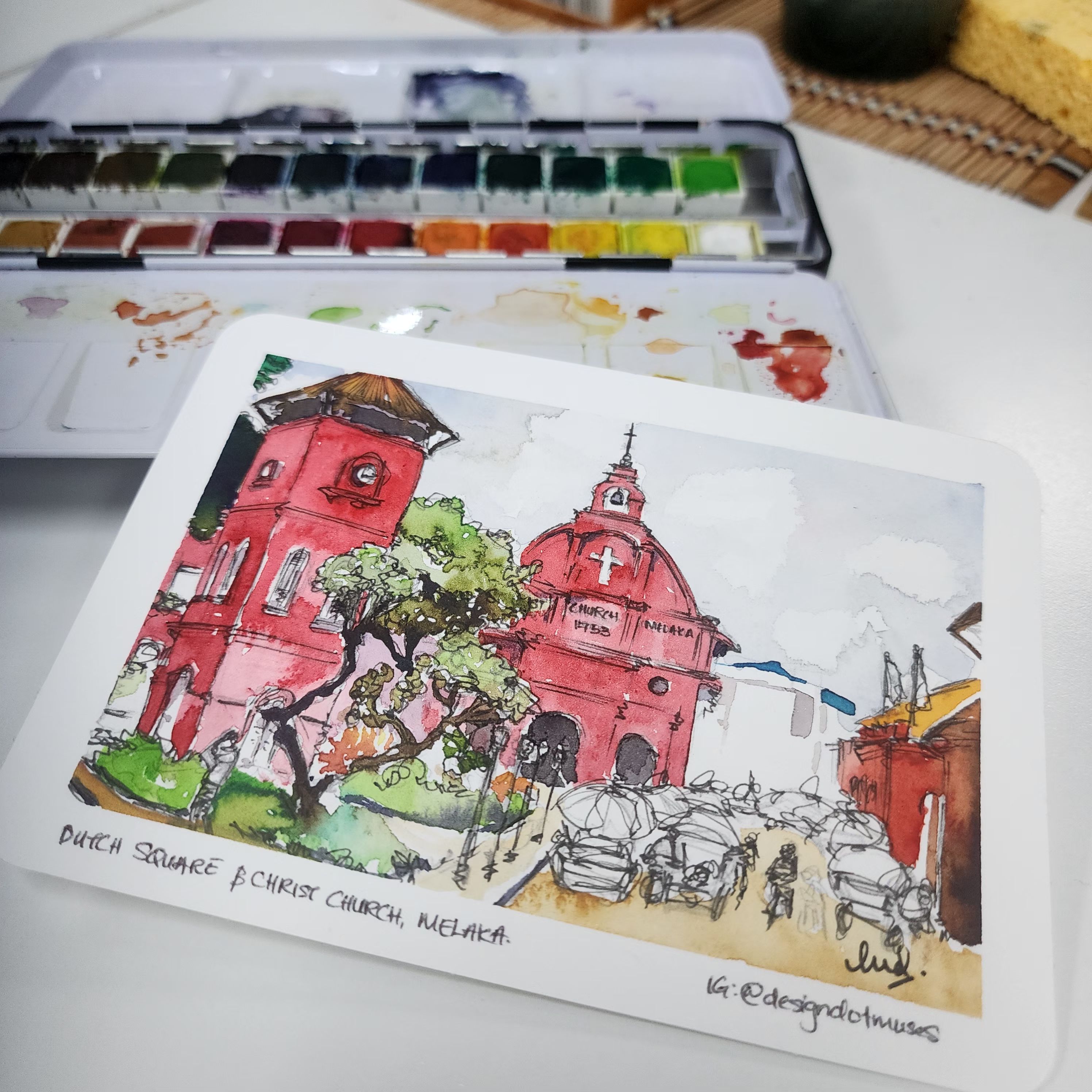 Watercolour painting 