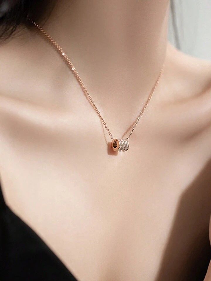 SS AD STONE NECKLACE
