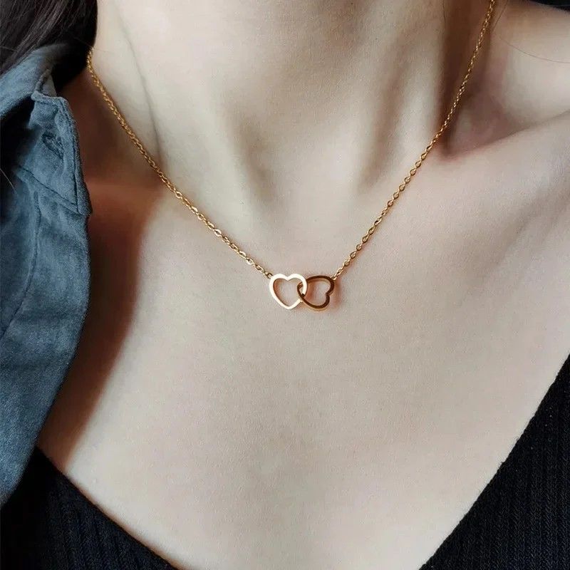 SS AD STONE PENDENT NECKLACE