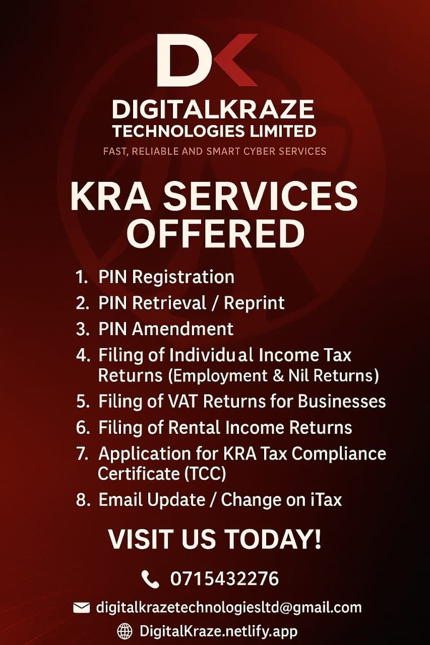 KRA/iTax Services 
