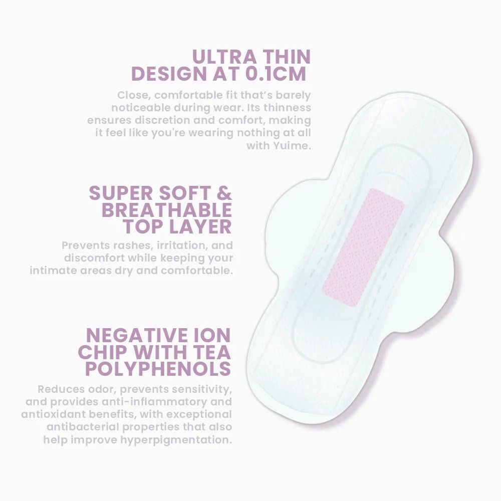 Yuime Premium Sanitary Pad 「HAPPINESS」Free 5 PL_1