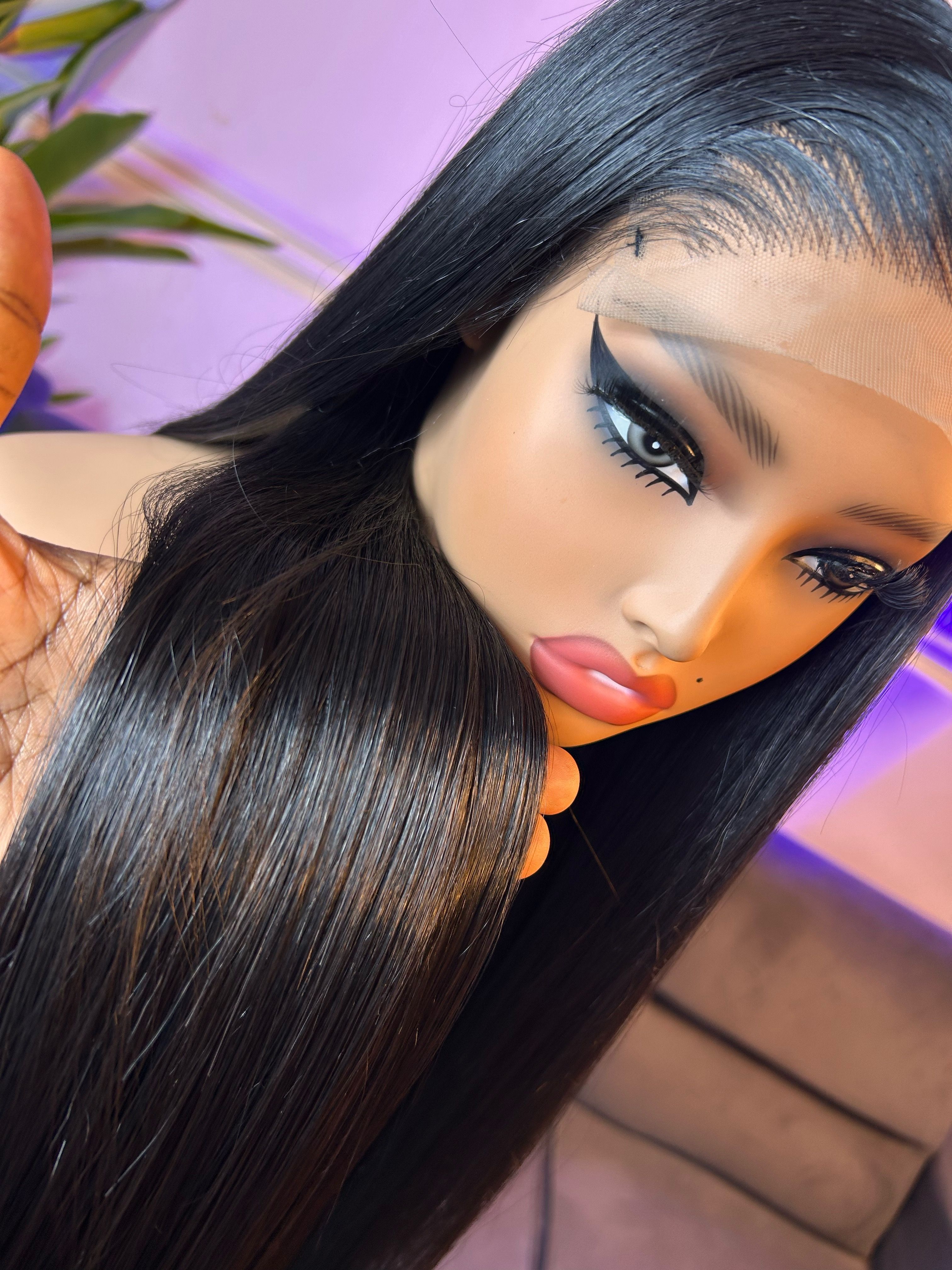 Images of the wigs we created with PRODUCT FOUR_1