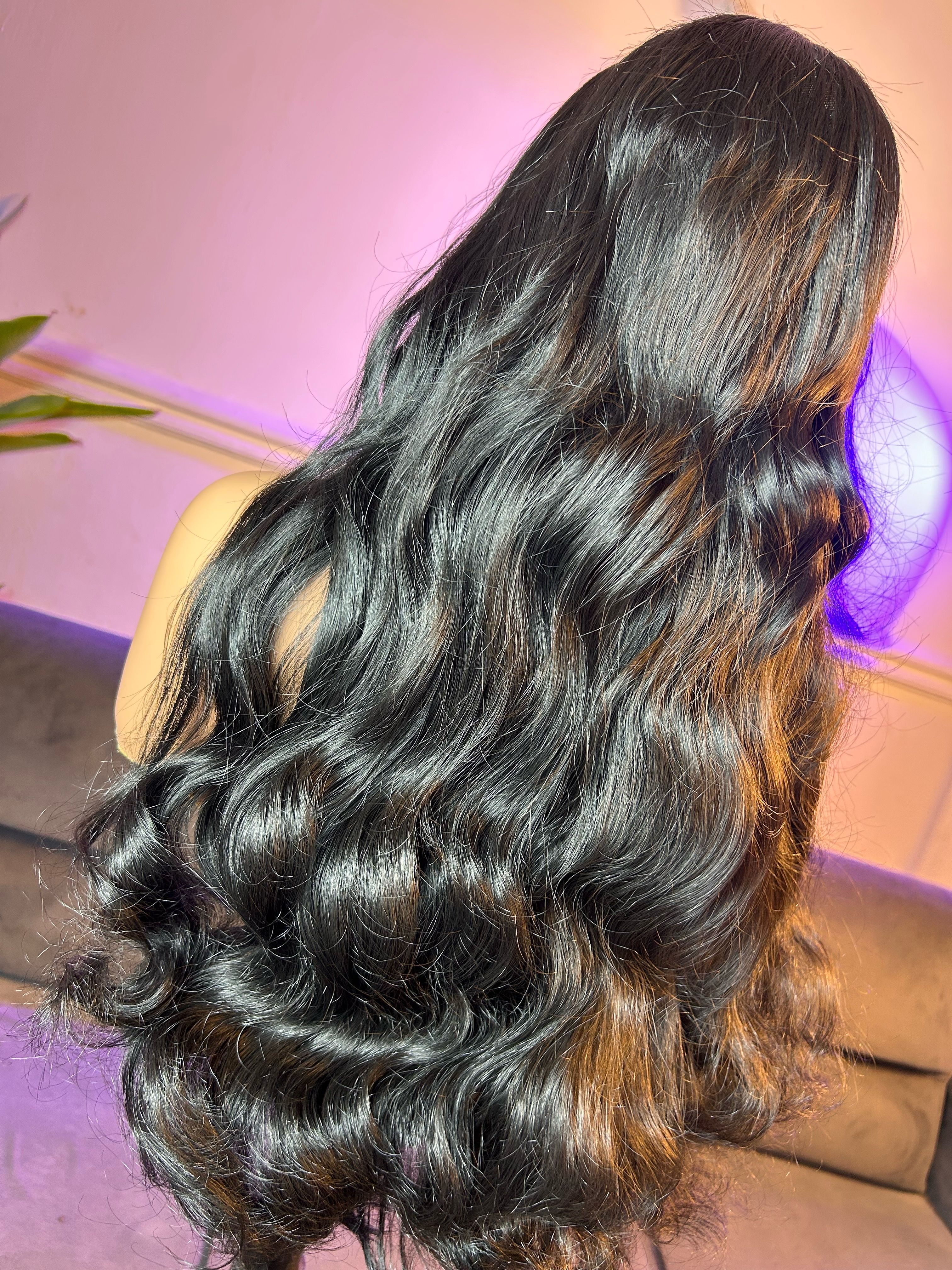 Images of the wigs we created with PRODUCT FOUR_2
