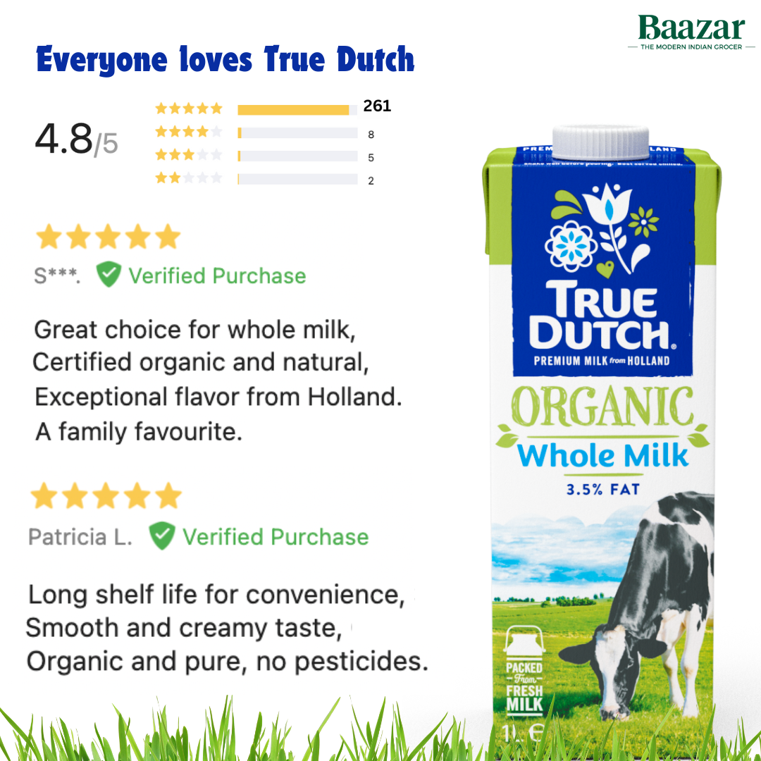 TRUE DUTCH ORGANIC MILK 
