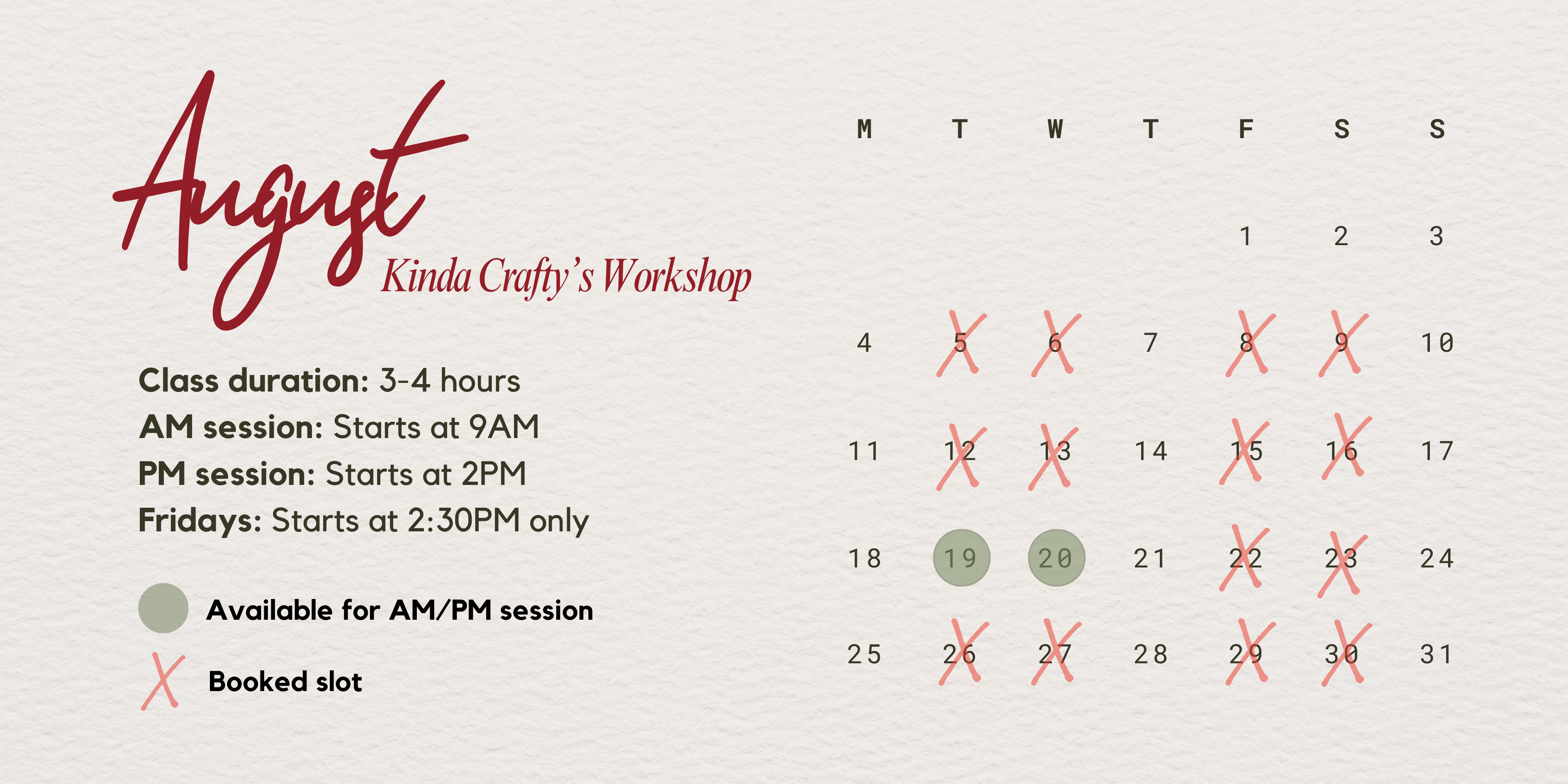 📌 All July sewing class slots are filled! 🧵 here’s what’s available in August. Tap below to reserve your seat! ☺️ [Last Updated: 15th July, 9:22AM]_0