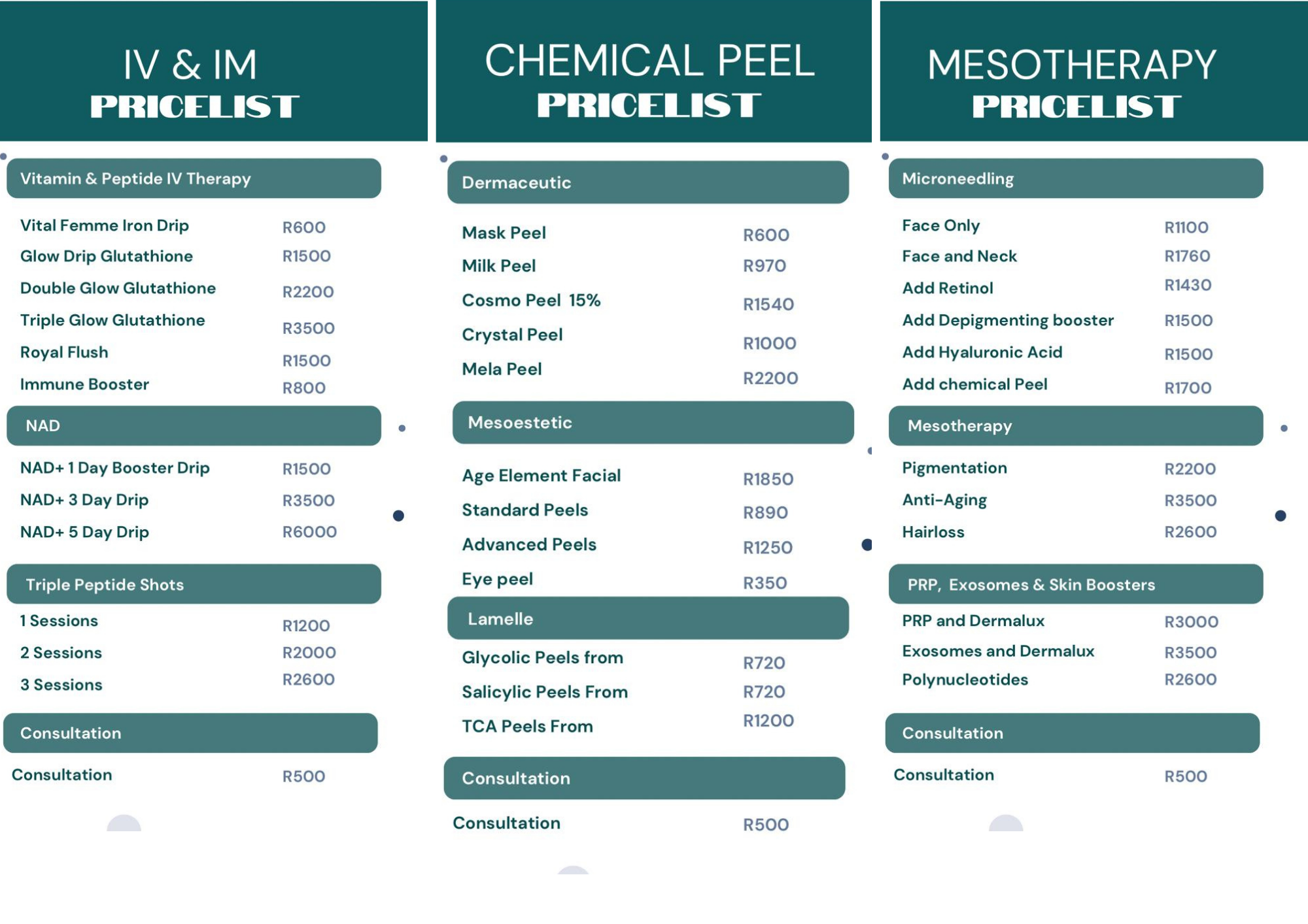 Service Pricelist _0