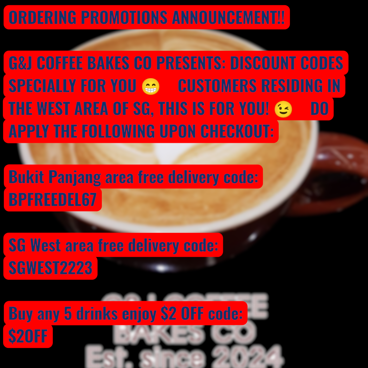 Free Delivery within SG West Area _0