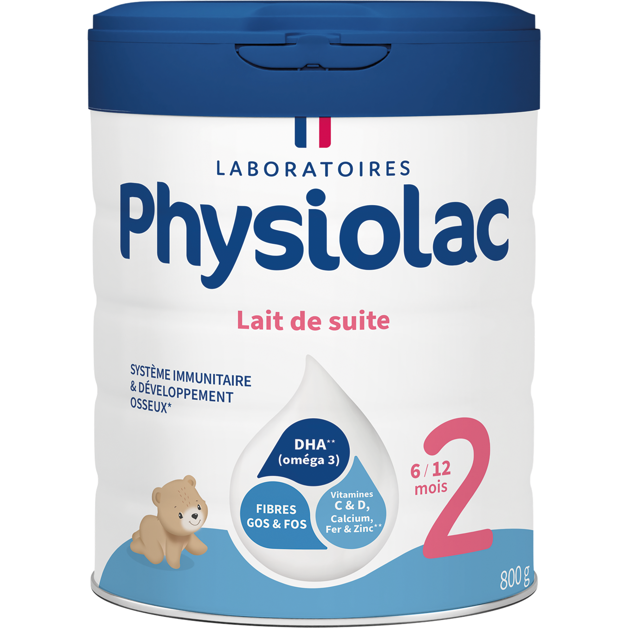 -10% offert sur la 2ème boîte de PHYSIOLAC 2ème AGE 800g jusqu'à demain 18h_1