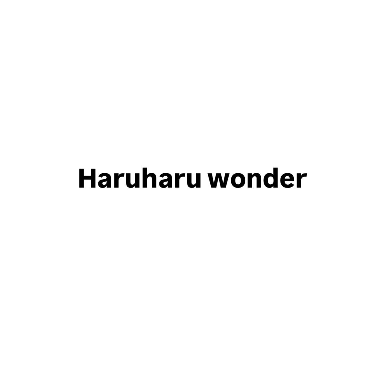 Haruharu wonder هارو هارو وندر