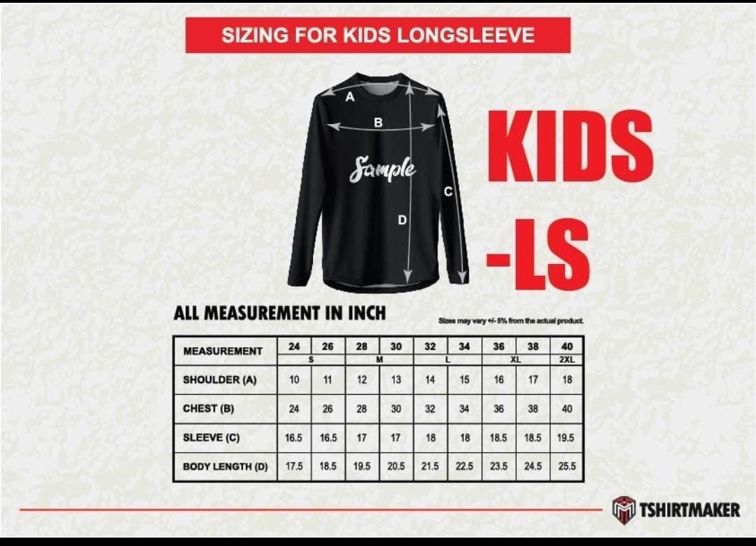 Our Merchandise Sizing Measurements._0